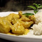 Riso Pilaff con Bocconcini di Pollo al Curry