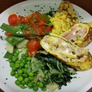 Omelette alle Zucchine e Prosciutto..