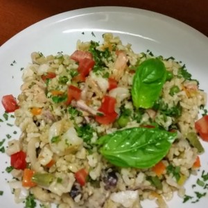 Riso Integrale in Insalata alla marinara