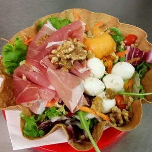 insalata melone e prosciutto crudo