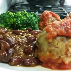 albondigas con fagioli alla messicana