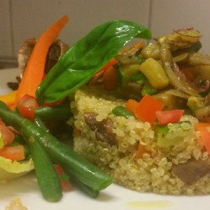 Quinoa da Agr. Biologica Con Verdure alla Mediterranea